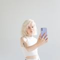 Portrait photo of a happy woman.